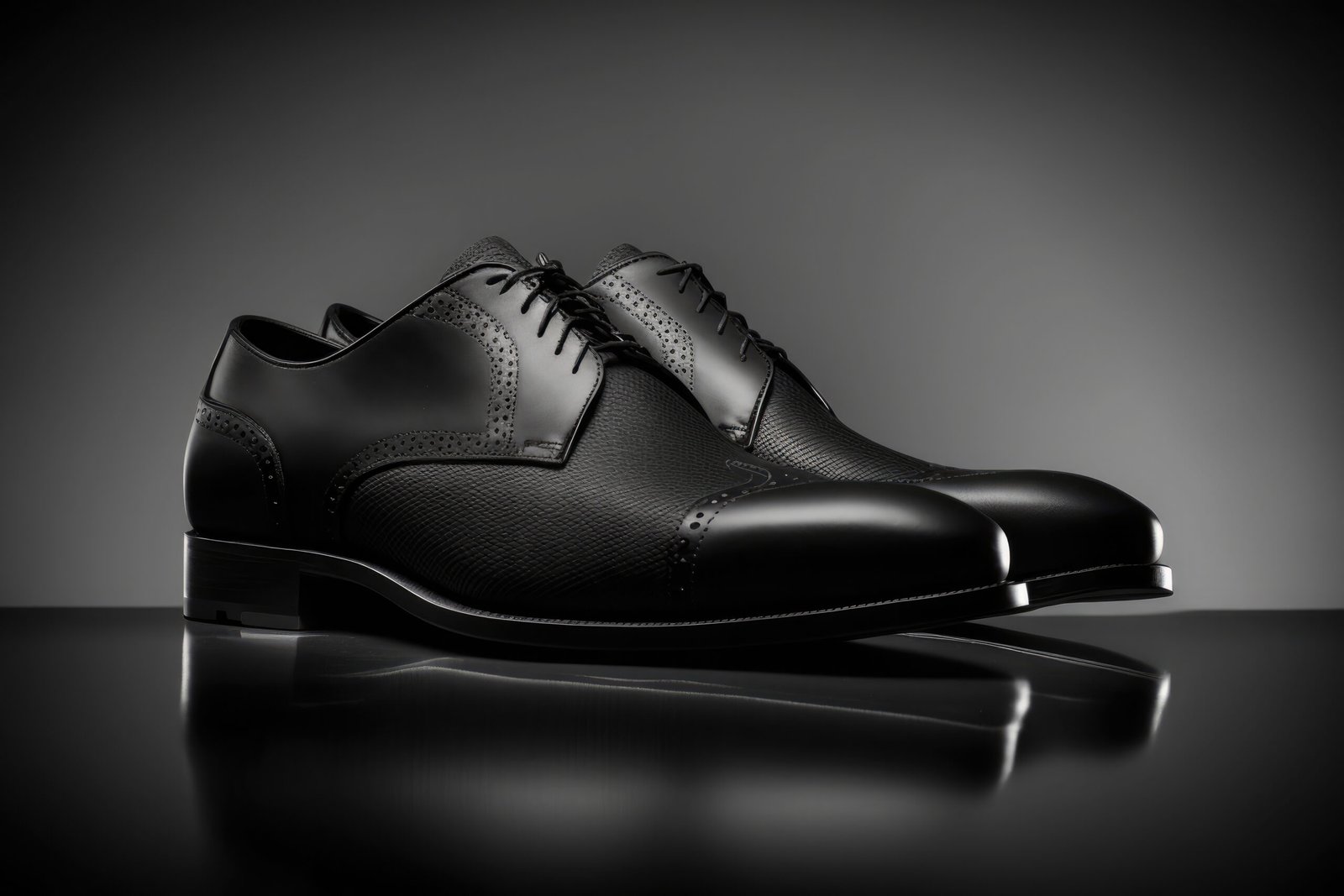 👞 Royal Noir Oxford Shoes