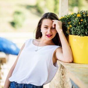 SK Smart Fit Classic White Tank Top